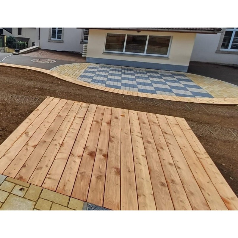 terrasse extérieur mélèze