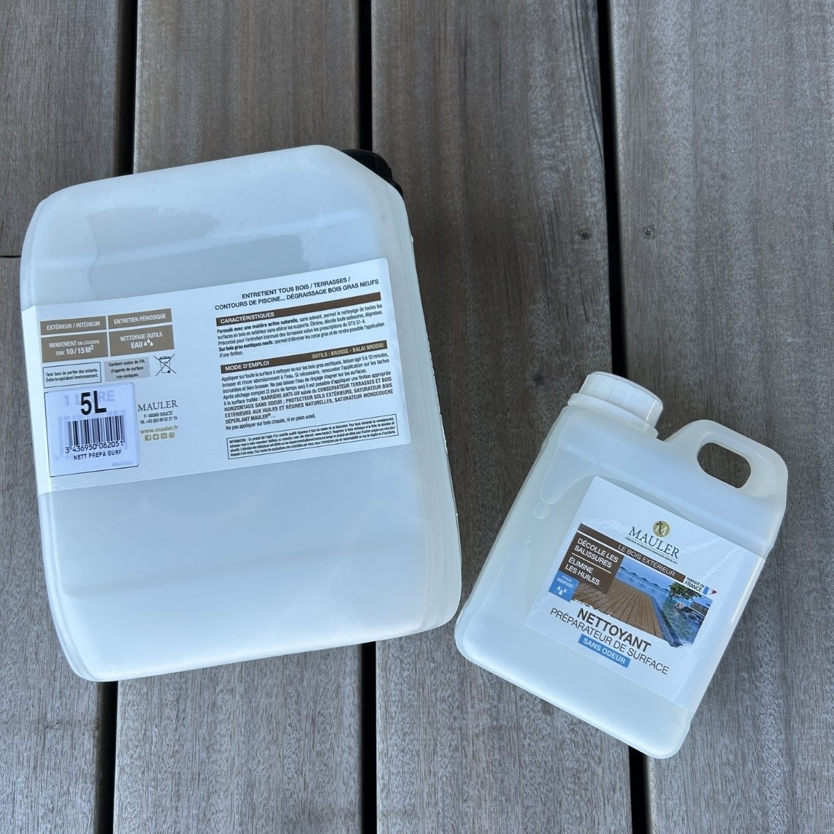bidon de 1 litre nettoyant préparateur de surface mauler