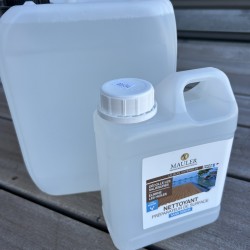 bidons de nettoyants préparateur de surface