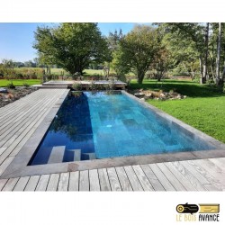 terrasse itauba autour d'une piscine