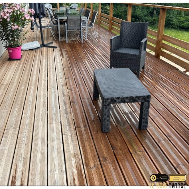 terrasse pin traité autoclave
