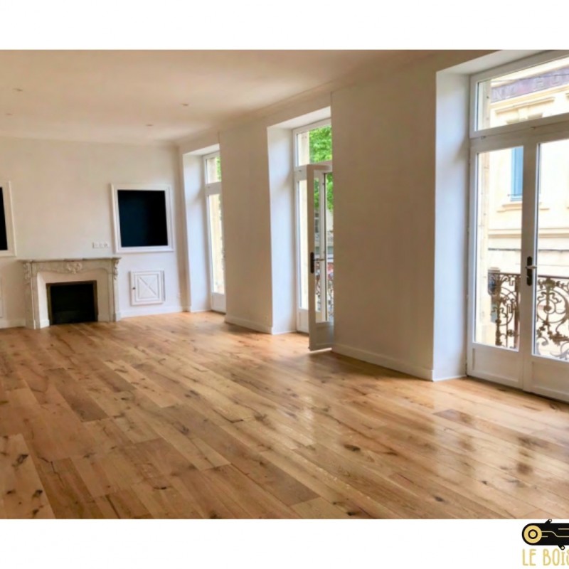 parquet grano posé dans salon