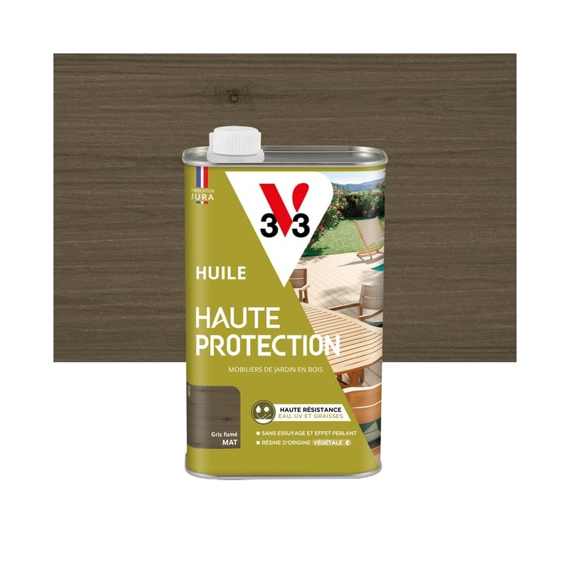 huile v33 haute protection gris mat