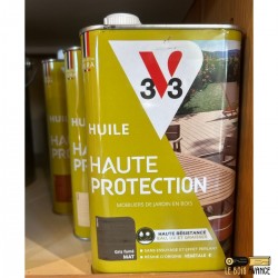 huile haute protection gris mat