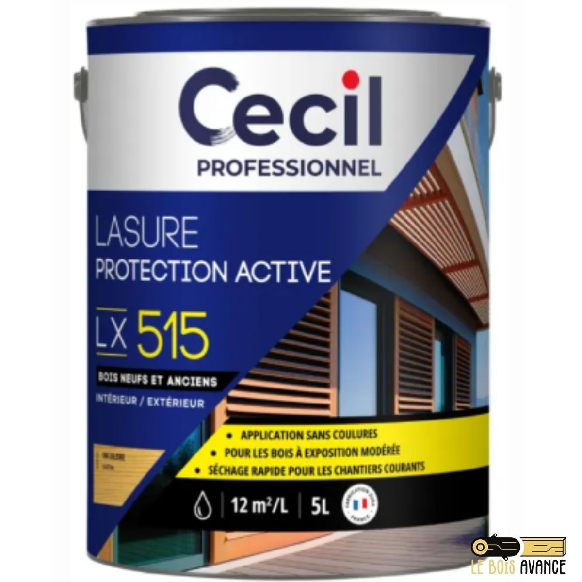 Lasure Haute Protection LX515 Cécil Professionnel 5 litres