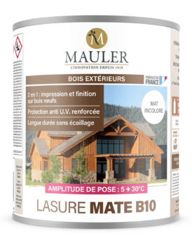 Lasure Mate B10 MAULER pour bois extérieur