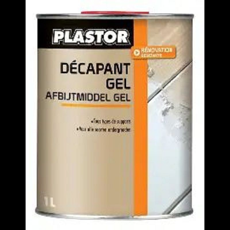 Décapant Gel Plastor 1 litre pour bois