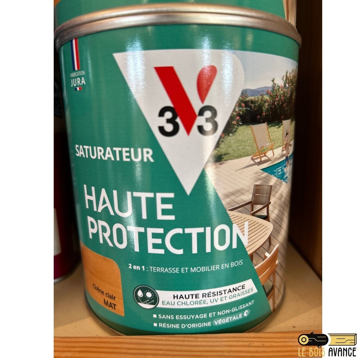 Saturateur Terrasse Haute Protection V33 Chêne Clair Mat