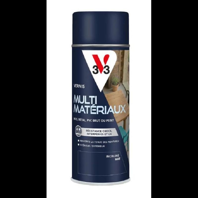Vernis universel aérosol incolore mat 400 ml