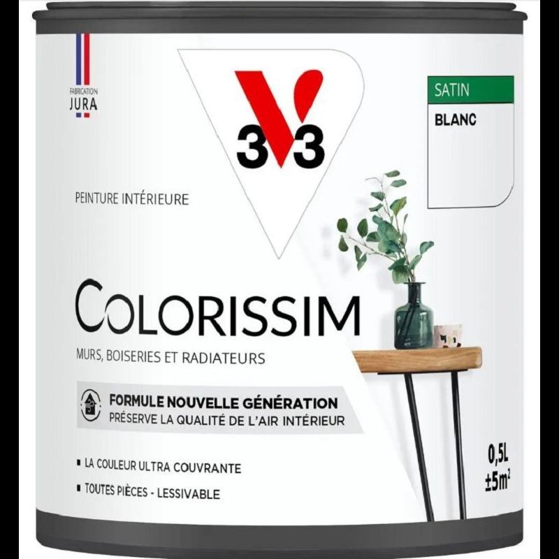 Peinture V33 Colorissim Satin 0,5 L