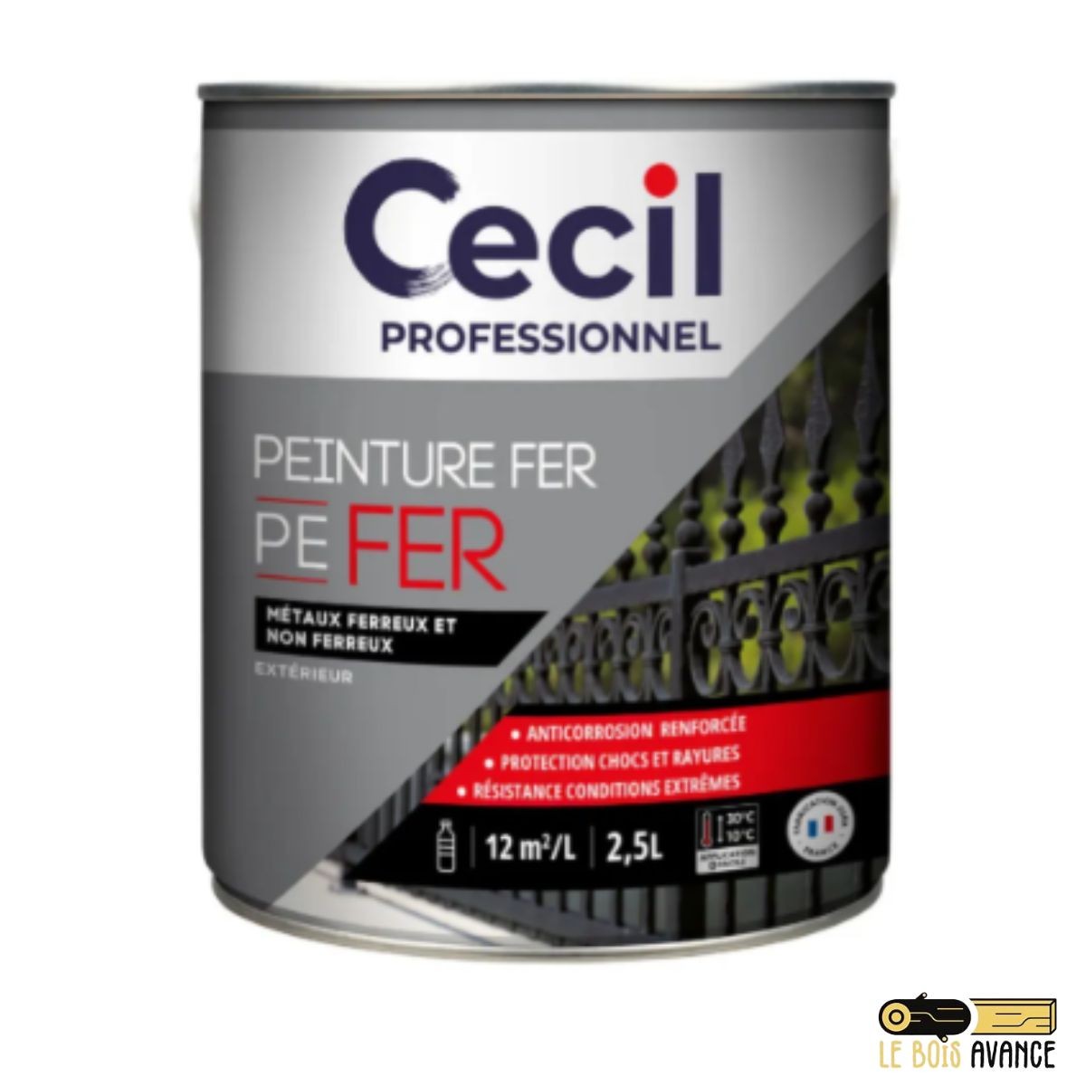 Peinture fer antirouille Cecil PE FER 0,5 L