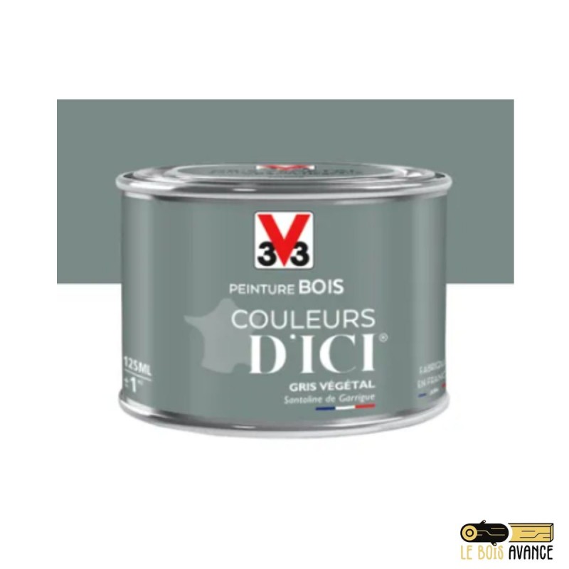 Peinture bois extérieur V33 Couleurs d'ici 0,5 L