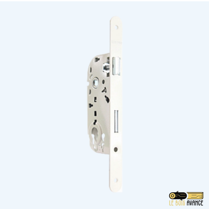 Serrure à larder pour cylindre axe 40 mm entraxe 70 mm
