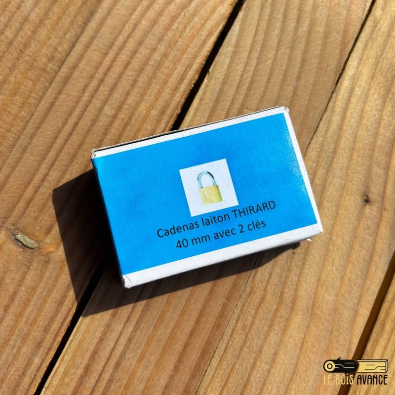 Cadenas laiton 40 mm avec 2 clés