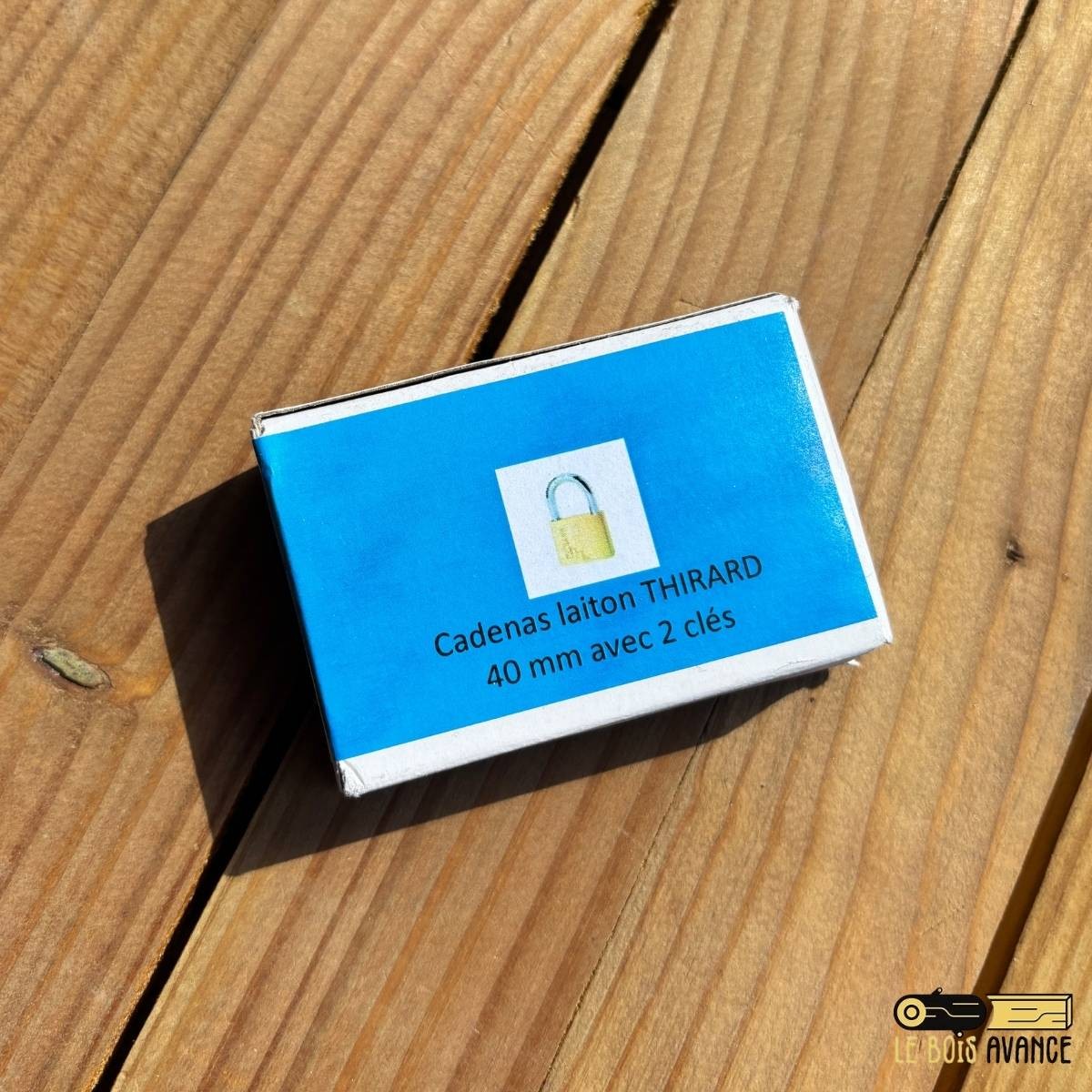 Cadenas laiton 40 mm avec 2 clés
