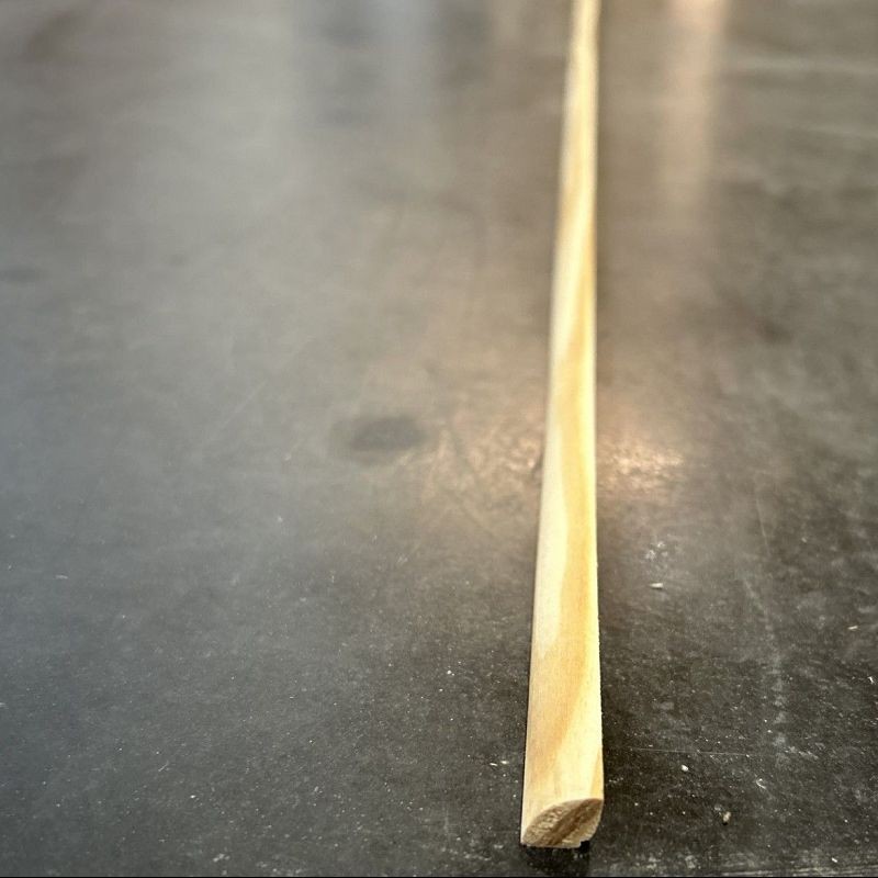 Quart de rond en pin baguette de finition bois