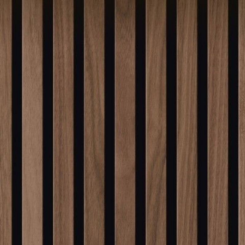 Panneau acoustique bois Noyer à tasseaux ter Hürne