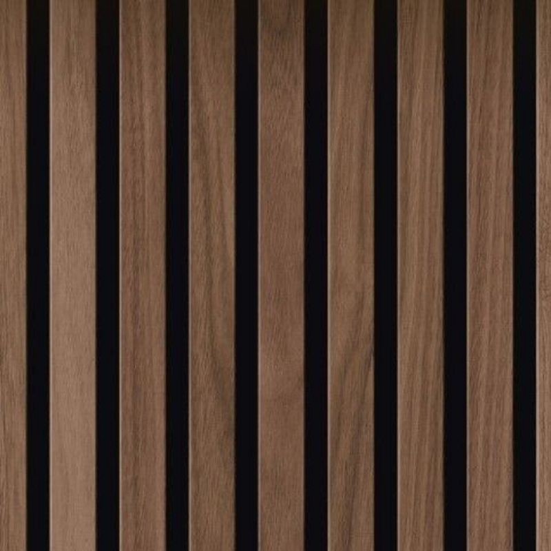 Panneau acoustique bois Noyer à tasseaux ter Hürne